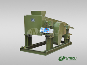 Drum front primary and secondary vibrating screen