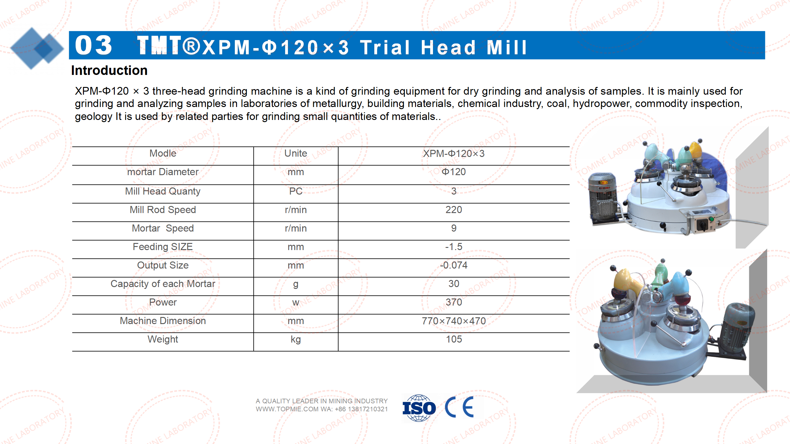 TOMINE Laboratory Devices in Mining_25